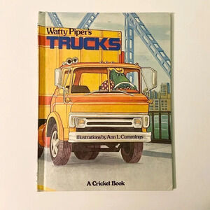 Vintage 1978 Watty Pipers Trucks A Cricket Book Platt  and Munk